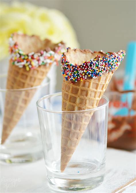 How To Make Chocolate Dipped Cones Ice Cream Treats Ice Cream Toppings Ice Cream Sundae