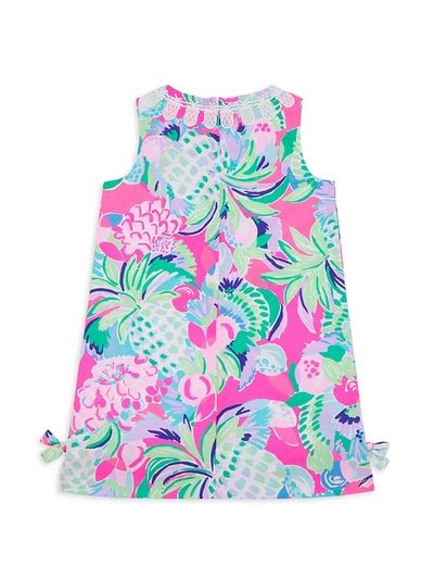 Lilly Pulitzer Kids Little Girls And Girls Neon Shift Dress In Neutral