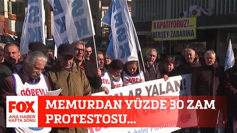 Memurdan yüzde 30 zam protestosu 14 Ocak 2023 Gülbin Tosun ile FOX