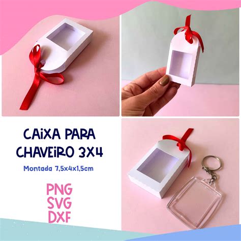 Arquivo Digital Molde Unit Rio Caixa Para Chaveiro X Ilustra Cin