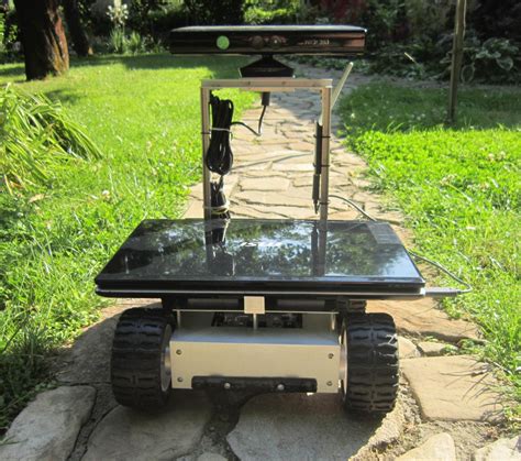 Four Wheeled Mobile Robot With Autonomous Navigation System In Ros