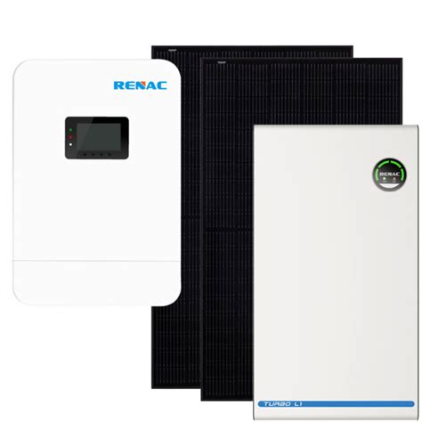 Solcellepakke Med Off Grid Inverter Og Batteri Renac Shop Dk