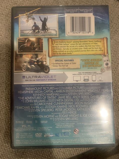 The Adventures Of Tintin Dvd Ebay