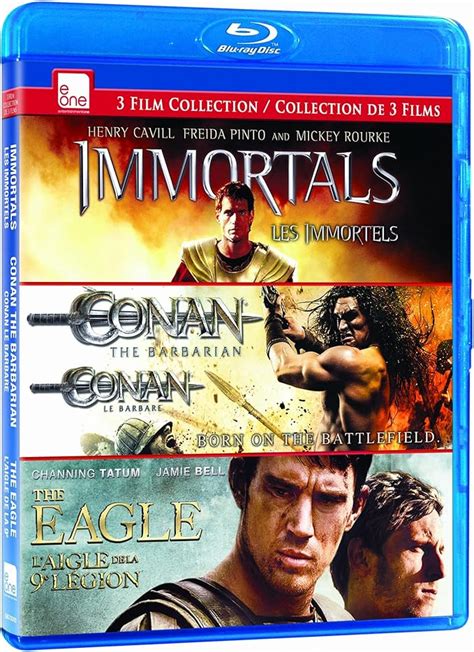 Immortals Conan The Eagle Triple Feature Blu Ray Bilingual