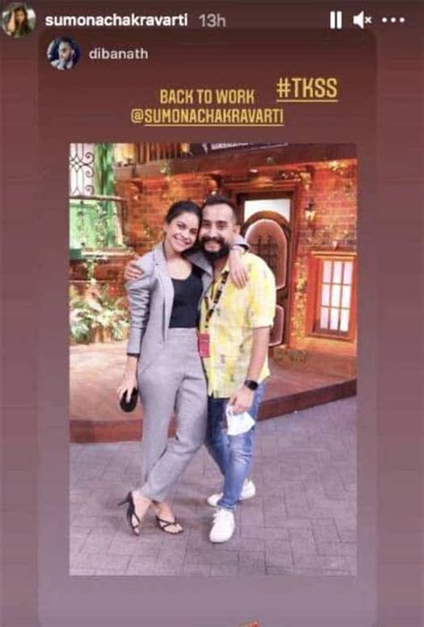 The Kapil Sharma Show Sumona Chakravarti Shares First Look From Sets