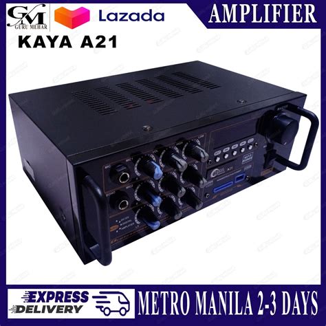 12v Karaoke Videoke Power Amplifier Kaya A21 450 Watts 2 Channel