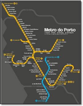 Portugal train / rail maps