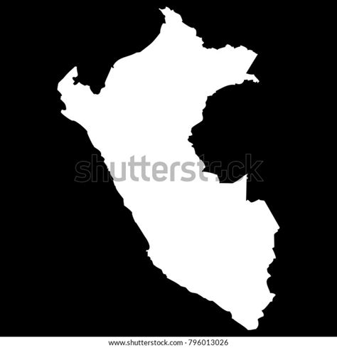 High Detailed Vector Map Peru Stock Vector Royalty Free 796013026 Shutterstock