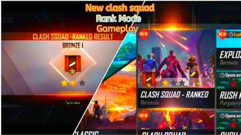 Free Fire New Update Clash Squad New Rank Mode Game Play How To