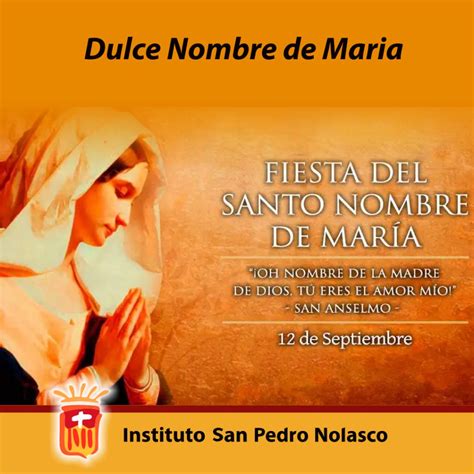 De Septiembre Fiesta Del Sant Simo Nombre De Mar A Instituto San