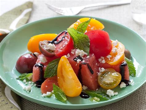 Refreshing Watermelon And Heirloom Tomato Salad Recipes Cooking