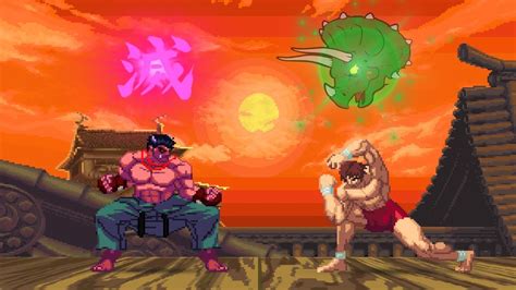 Kage Vs Baki Hanma Street Fighter X Baki The Grappler L Capcom X