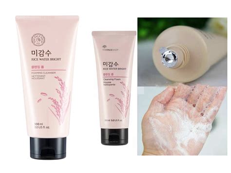 Review Sữa Rửa Mặt Gạo The Face Shop Nuty Menu Thực Đơn And Giá Cả