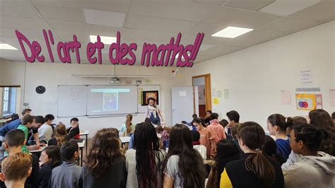 De lArt et des Maths avec les CM1 CM2 Collège Raoul Dufy