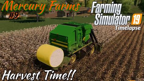 Mercury Farms Harvest Time Fs19 Timelapse 9 Xbox One X Youtube