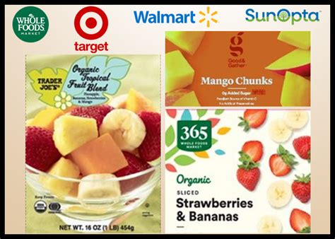 Sunopta Recalls Frozen Fruit Products Sold Through Walmart Whole Foods Target