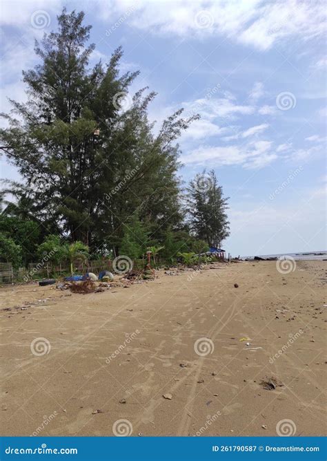 Balikpapan Beach stock image. Image of beaches, beach - 261790587