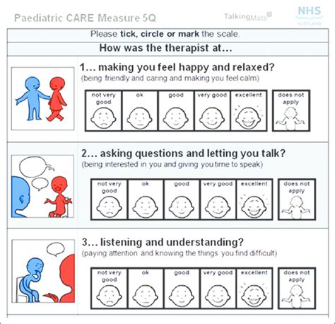 Extract From Visual Care Measure 5q Care Consultation And Relational