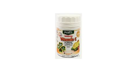 JutaVit Vitamín C 1000 mg so šípkami vitamín D3 tablety 100 ks