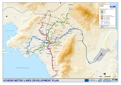 Athens Metro Map Elliniko Metro Ae