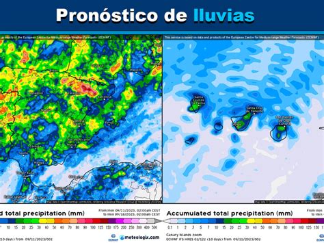 Pron Stico De Lluvias A Siete D As Contundentes Mapas De Precipitaci N