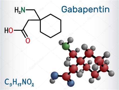 Mol Cula De Gabapentina Es Un Medicamento Anticonvulsivo Utilizado