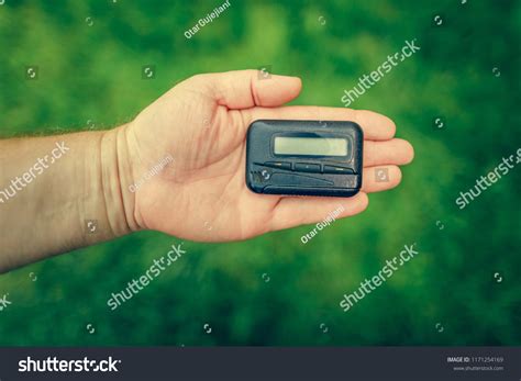 Pagers Old Vintage Beeper Pager Hand Stock Photo 1171254169 | Shutterstock