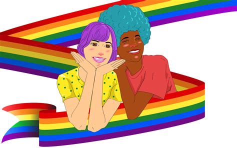 Happy Pride Month Concept Horizontal Banner With Heart And Pride Color