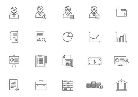 accounting vectors  vector art  vecteezy