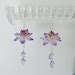 Shrink Plastic Purple Lotus Flowers With Seedpod And Crystal Etsy