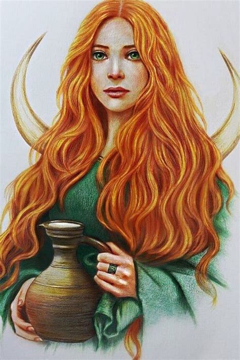 Brigit Celtic Goddess Celtic Mythology Celtic Gods