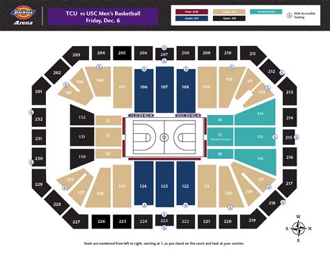 Walsh Gymnasium Seating Chart A Visual Reference Of Charts Chart Master