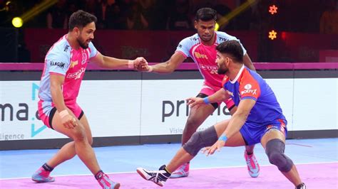 Jaipur Pink Panthers Beat Haryana Steelers In Match Of Pro