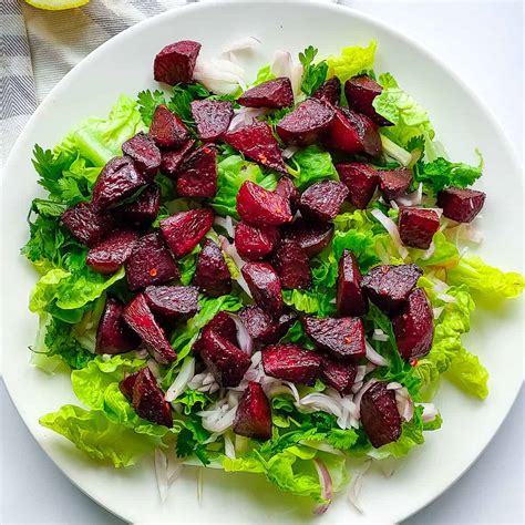 Beetroot Walnut Feta Salad With Roasted Garlic Dressing Go Healthy