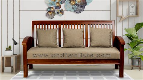 3 Seater Wooden Sofa Measurements In Indian Feet Sizes Brokeasshome