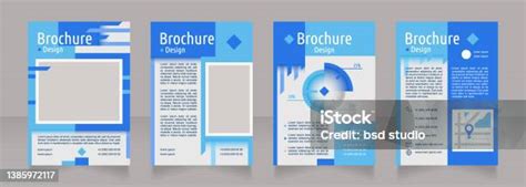 Good Brand Visibility Blank Brochure Design Stock Illustration