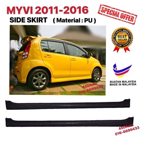 Perodua Myvi Lagi Best New Myvi Se Front Skirt Lip With Lamp