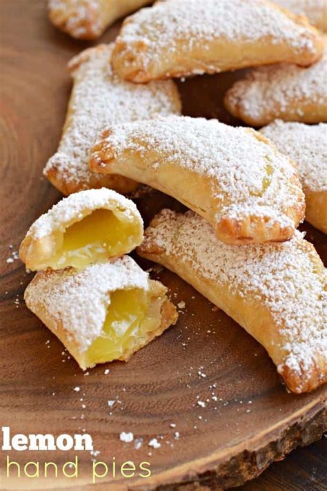 Lemon Hand Pies Flaky Baked Hand Pies With A Sweet Lemon Filling Don