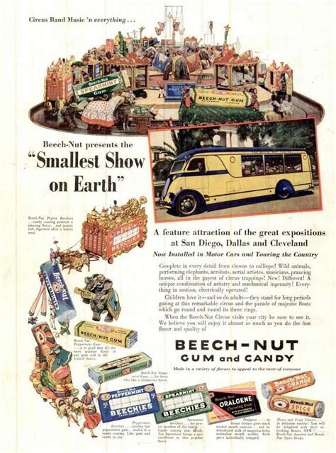 Beech Nut Gum And Candy Ad December 14 1936 R Vintageads