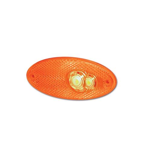 Feu De Gabarit Ovale Lat Led Orange