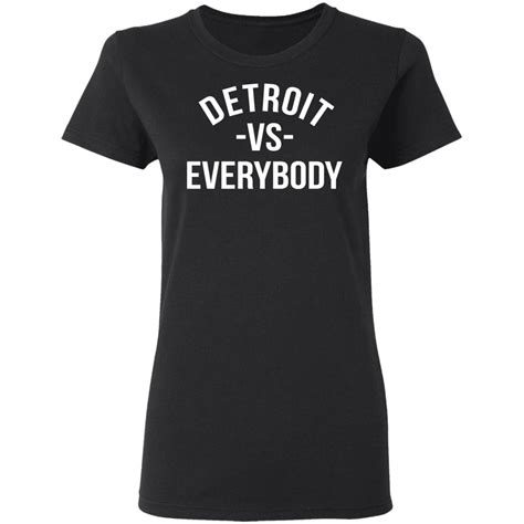 Detroit Vs Everybody Shirt, Hoodie, Long Sleeve | Allbluetees.com