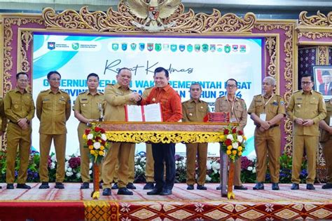 Pj Bupati Muba H Sandi Pahlepi Hadiri Rakor Gwpp Sumsel Ta