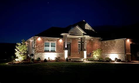 New Construction Landscape Lighting Serenity Creek Design