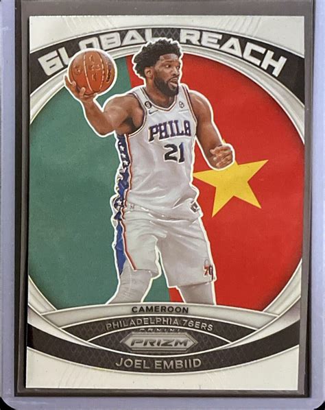 Joel Embiid 2023 24 Panini Prizm Basketball Global Reach 5 EBay