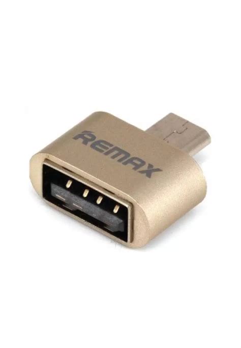 Buy REMAX REMAX RA OTG USB 2 0 TO MICRO USB Gold Online ZALORA Malaysia