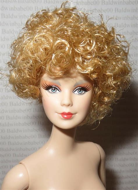 B Nude Barbie Strawberry Blonde Effie Trinket Mackie Mattel Doll For Ooak