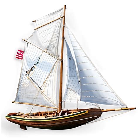 Download Classic Wooden Sailing Boat Png 62