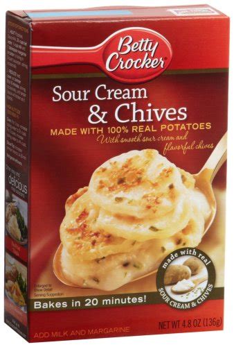 Betty Crocker Sour Cream Chives Potatoes 48 Ounce Boxes Pack Of 6 Check Price Just Buy