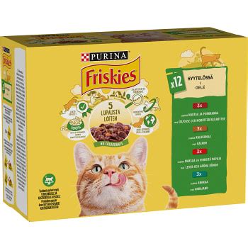 Kattmat I Gel Blandade Smaker G P Friskies Handla Mat Online