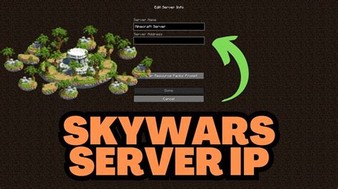 Minecraft Skywars Server Ip Youtube